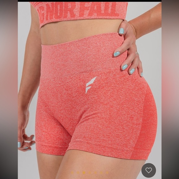 [Flag Nor Fail] NWT SEAMLESS COMPRESSION SHORTS - RED - Picture 2 of 6